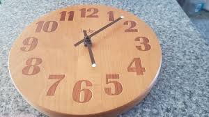 Linden Wooden Clock Quartz Does Not