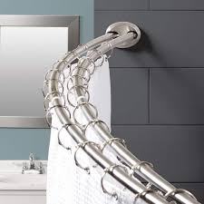 Dual Mount Double Curved Shower Rod