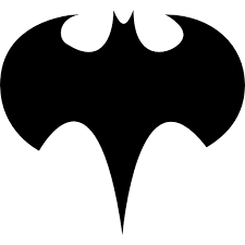 Batman Logo Silhouette Icon