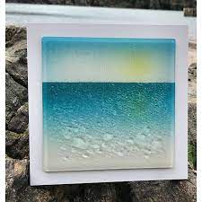 Contemporary Beach Themed Fused Glass