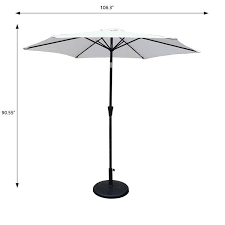 Outdoor Aluminum Market Patio Umbrella