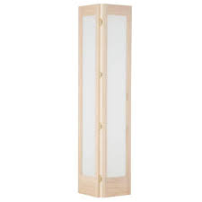 Ltl Home S Pinecroft Frosted Full Glass Bifold Interior Wood Door