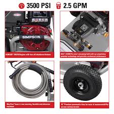 simpson pro series 3500 psi cold water