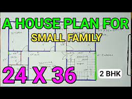 2 Bhk House Plan With Pooja Room 24 X
