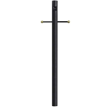 Black Outdoor Direct Burial Lamp Post