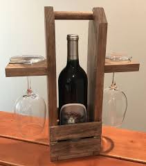 Wine Caddy Wine Glass Holder