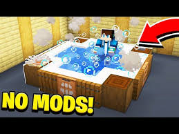 Build A Working Hot Tub In Minecraft
