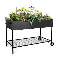 Movable Metal Raised Garden Bed