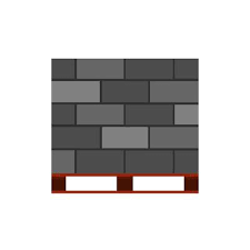 Concrete Block Brick Vector Icon