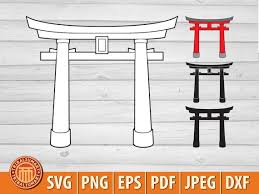 Japanese Torii Gate Asian Temple Icon