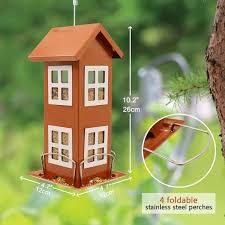 Goodeco House Bird Feeders Outside