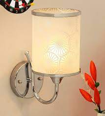 Buy White Glass Wall Light By Aesthetic