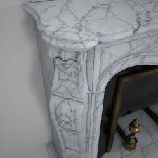 Antique French Marble Fireplace 3d