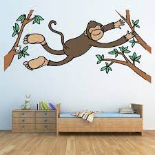 Swinging Monkey Wall Sticker