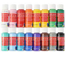 16 Color Matte Acrylic Paint Value Pack