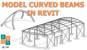 attached beams to roof in revit 8020 bim