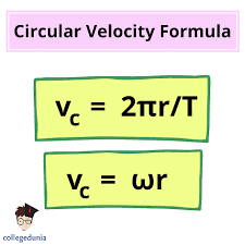 Circular Velocity Formula Definition