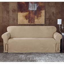 Sueded Suede Twill Slipcover By Sure