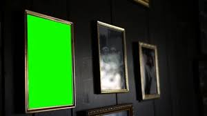 Green Screen Picture Frame In Basement