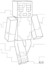 Stampy Minecraft Coloring Pages 9