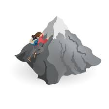 Rock Climbing Icon 3d Ilration