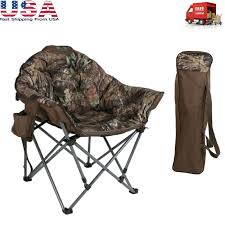 Camping Chair Heavy Duty Folding W Cup