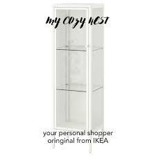 Ikea Cabinet With Glass Doors Metal