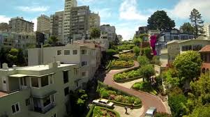 Lombard Street San Francisco Aerial