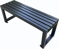 Modern Metal Park Bench With Anti