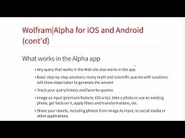 Wolfram Apps On Your Mobile Devices