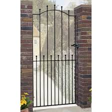 Tall Bow Top Metal Garden Gate