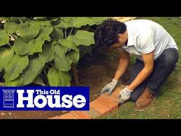 How To Edge A Garden Bed With Brick