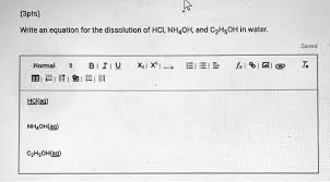 Dissolution Of Hcl Naoh
