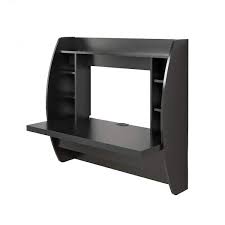 Rectangular Black Floating Desk With