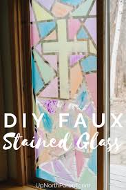 Diy Faux Stained Glass Window