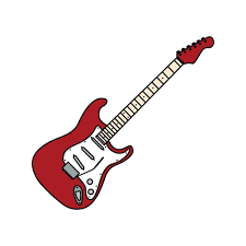 Electric Guitar Icon Stock Vector By