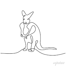 Standing Kangaroo Animal