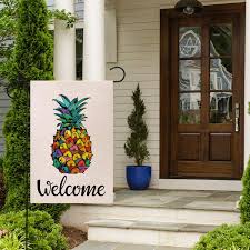 Nogis Colorful Pineapple Welcome Garden