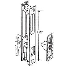 Barton Kramer Chrome Plated Patio Door