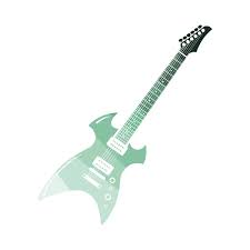 Electric Guitar Icon Stock Vector By