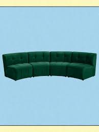 A Curved Sectional Sofa Is The Style