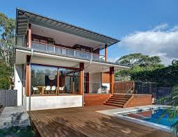Australian Home With Spotted Gum Wood