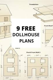 9 Free Dollhouse Plans