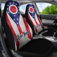Ohio Car Seat Covers Set Of 2 Universal