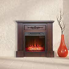 Electric Fireplace With Mantel 18