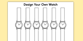 Design Your Own Watch Activity Activity