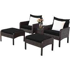 Patio Rattan Wicker Furniture Set