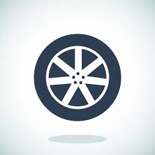 Wheel Vector Icon Stock Vector By