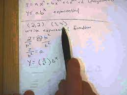 Ex Find An Exponential Function Given