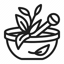 Aromatic Herbs Mortar Pharmacy Icon
